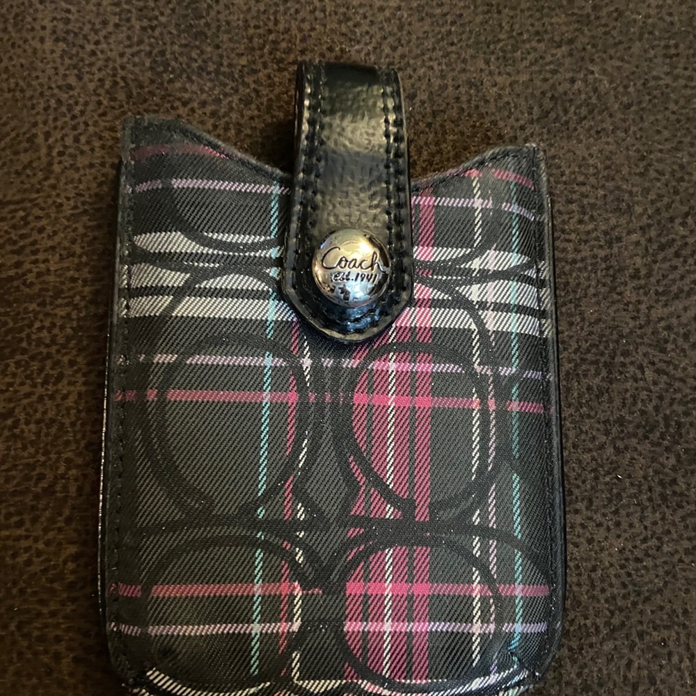 Coach phone holder